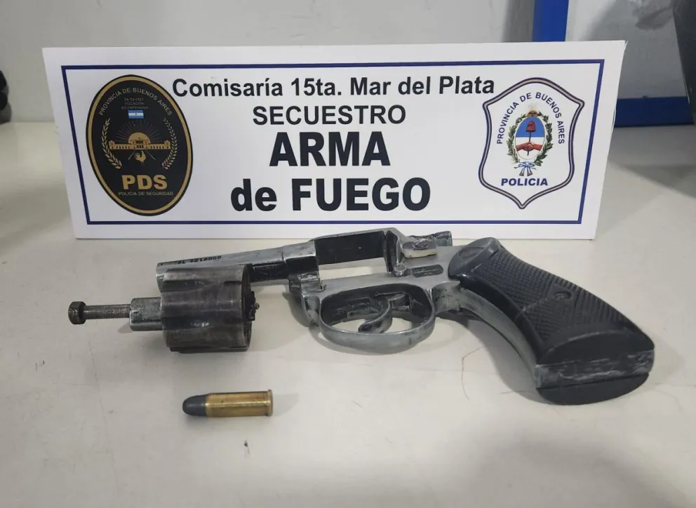 Otro aprehendido por portar ilegalmente un arma esta vez un revólver