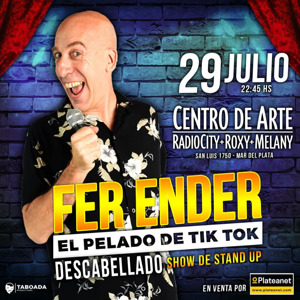 El Pelado de Tik Tok, Fer Ender, un “descabellado” en Mar del Plata