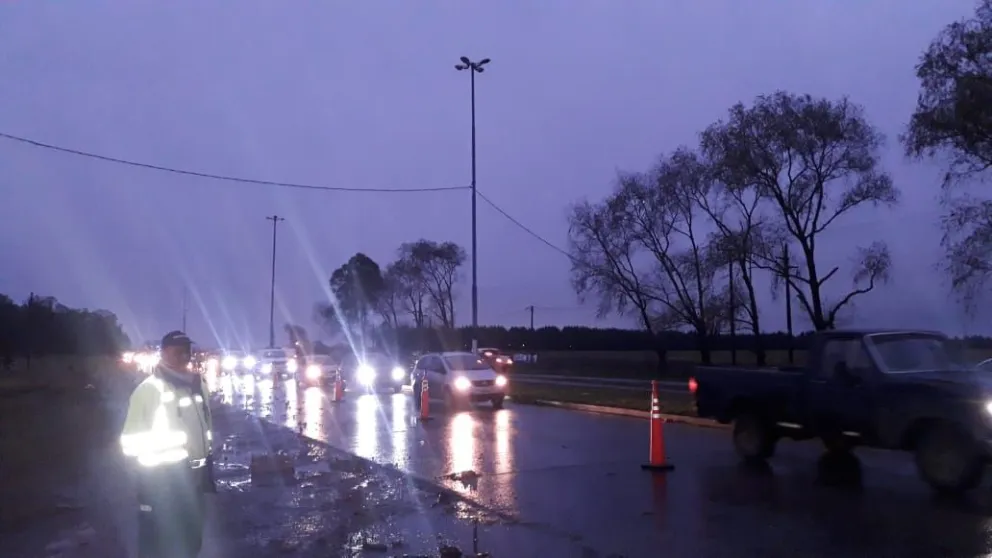 Desde EMVIAL señalaron que de las 437 luminarias ubicadas en la ruta 88, solo funcionaban la mitad