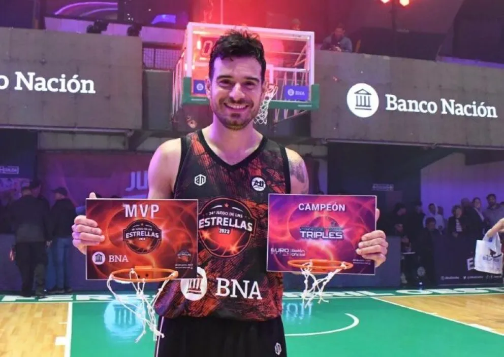 El marplatense Selem Safar se quedó con todo en el Juego de las Estrellas de básquet