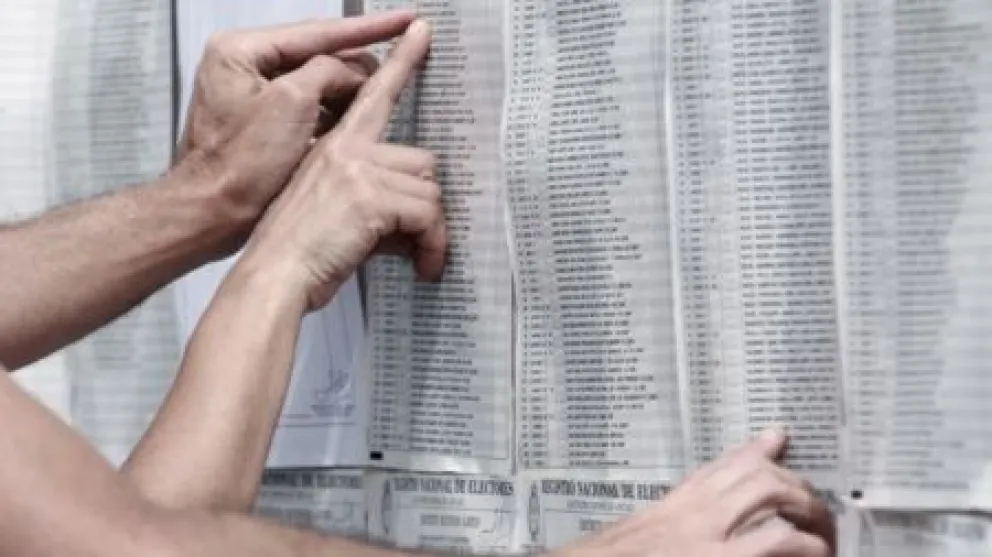 Aclaran que son válidas para votar las boletas de la primera vuelta