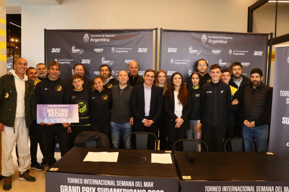 Presentación del Grand Prix Sudamericano de Atletismo en Mar del Plata
