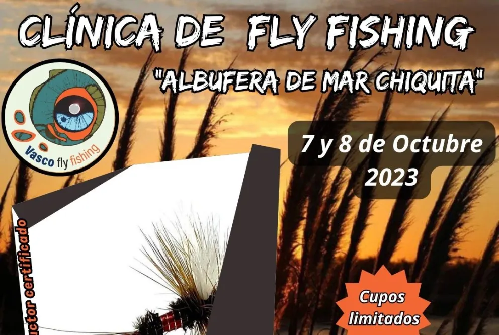 Se viene una clínica de pesca con mosca
