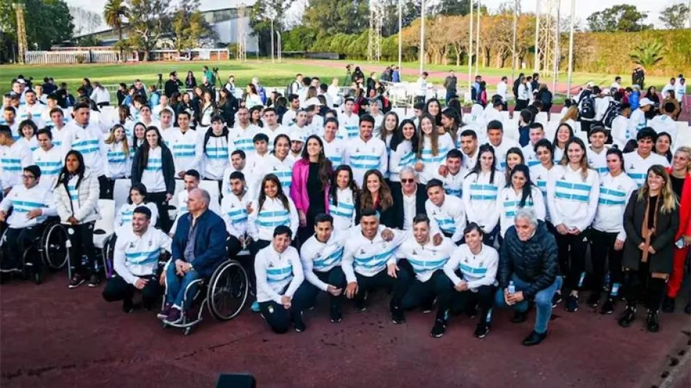 Despidieron en el CeNARD a la delegación argentina que va a los Panamericanos