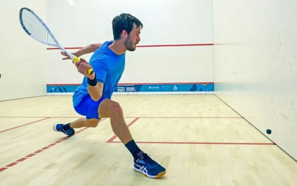 Romiglio cayó en cuartos de final en el squash de los Panamericanos
