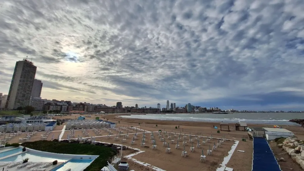 Anticipan un lunes con lluvia en Mar del Plata