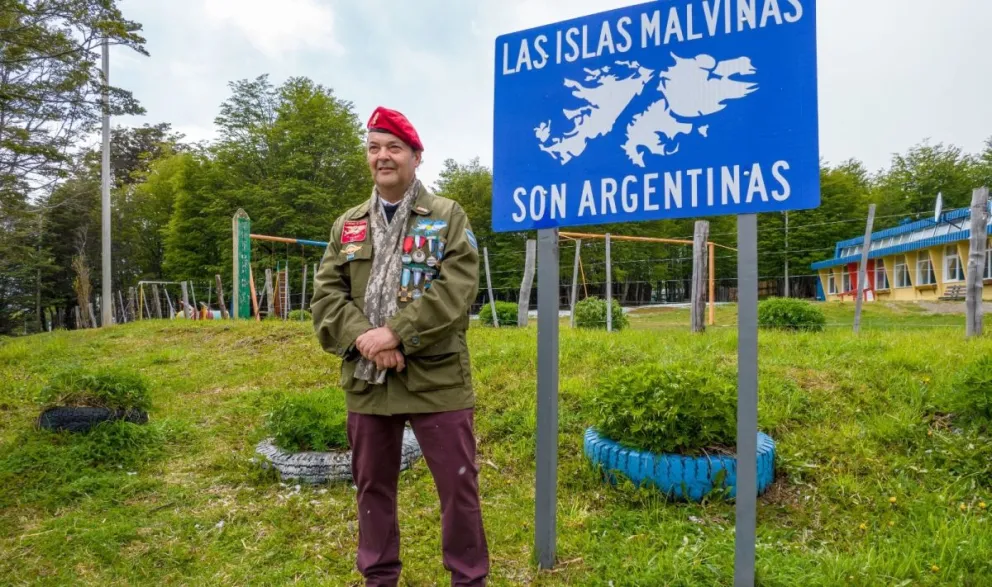Así votó el excombatiente con domicilio en Malvinas