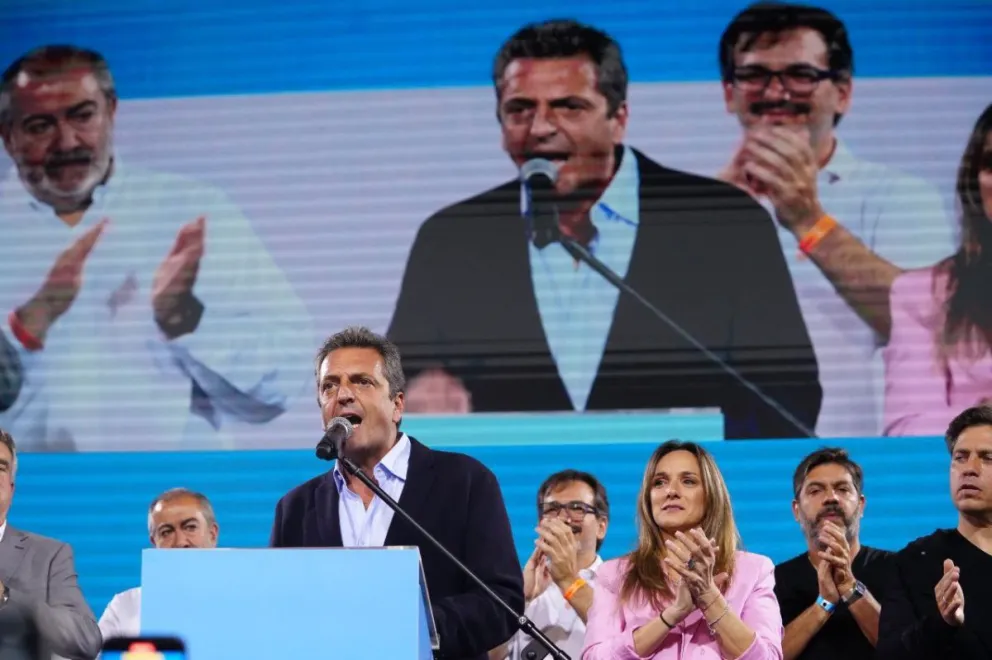Sergio Massa reconoció lo derrota y le deseó suerte a Javier Milei