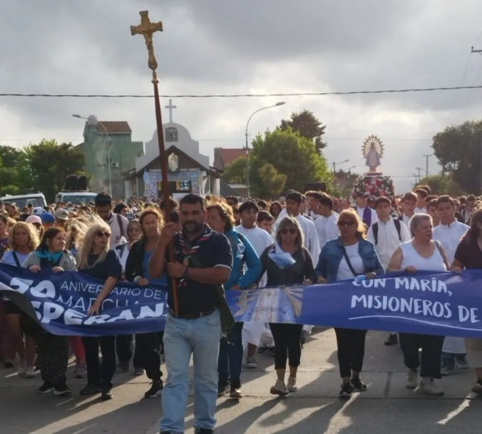 Amplia participación en la Marcha de la Esperanza