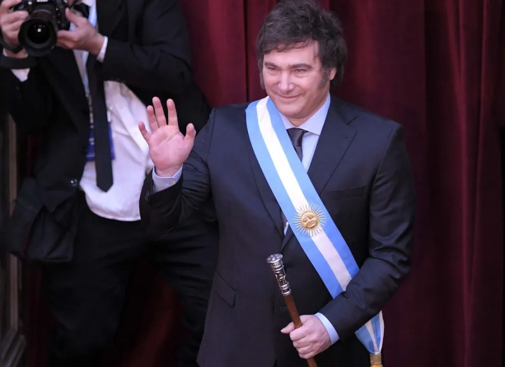 Milei publicó la imagen de su avatar en su cuenta de X