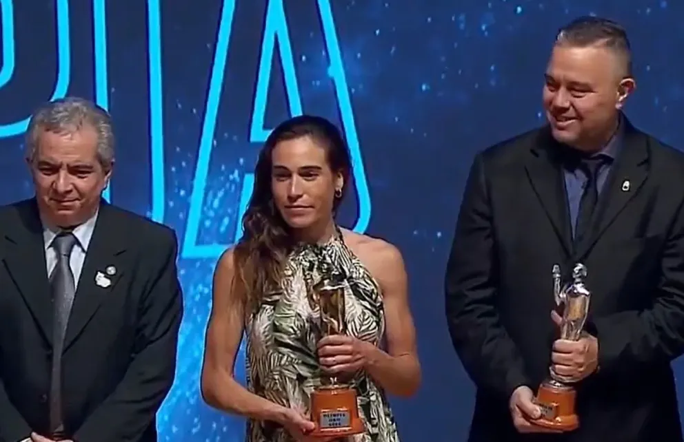 Belén Casetta compartió con Messi el Olimpia de Oro