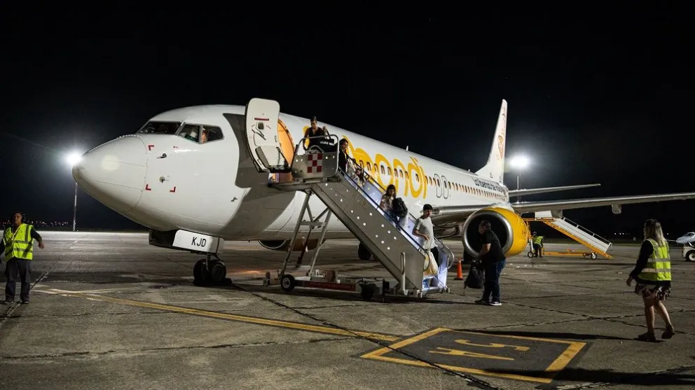 Flybondi realizó su primer vuelo a Mar del Plata con tarifas bajas