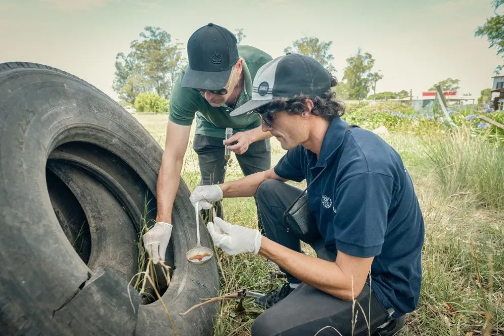Fumigan y colocan larvitrampas en zonas cercanas a las que reside el primer contagiado autóctono 