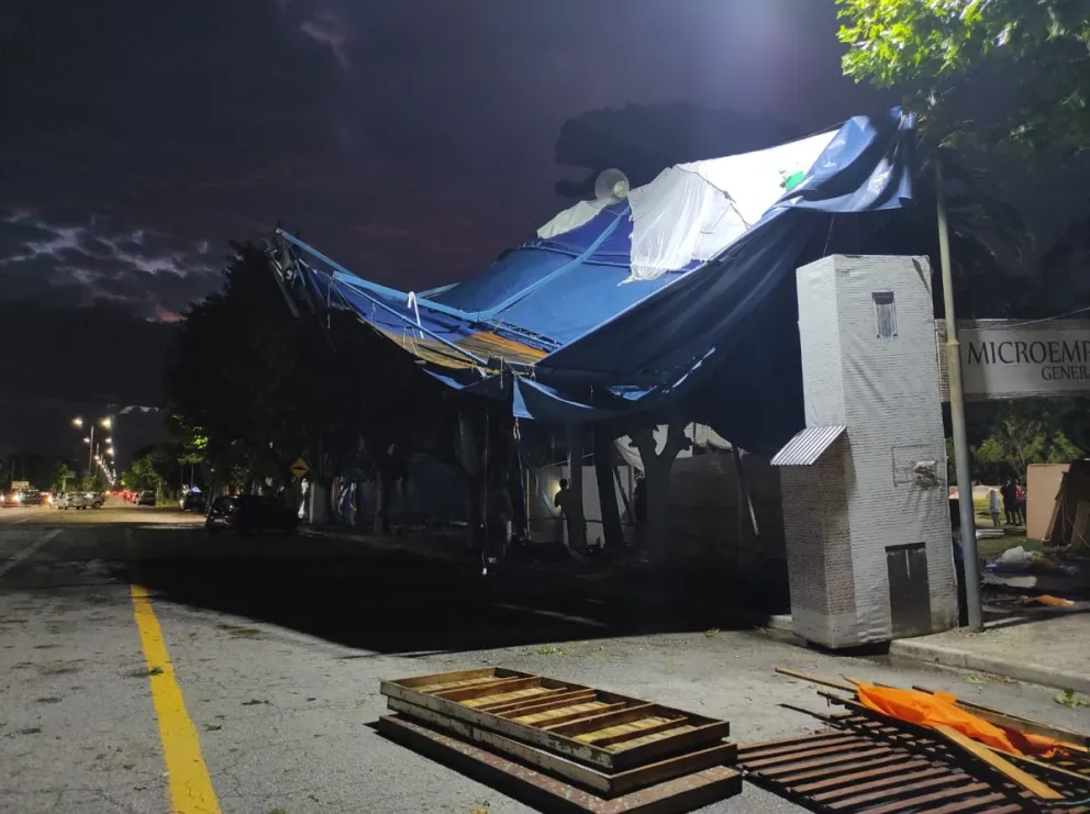 Intendente de Miramar habló de una comunidad "conmovida" por la muerte y destrozos que dejó el temporal