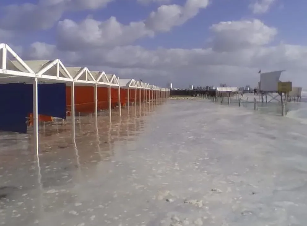 Atención: llega a Mar del Plata otro ciclón subpolar y volverá a subir la marea