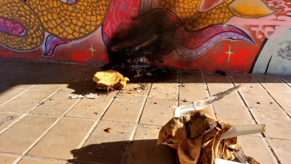 Fuego y vandalismo en escenarios del Parque Municipal de los Deportes