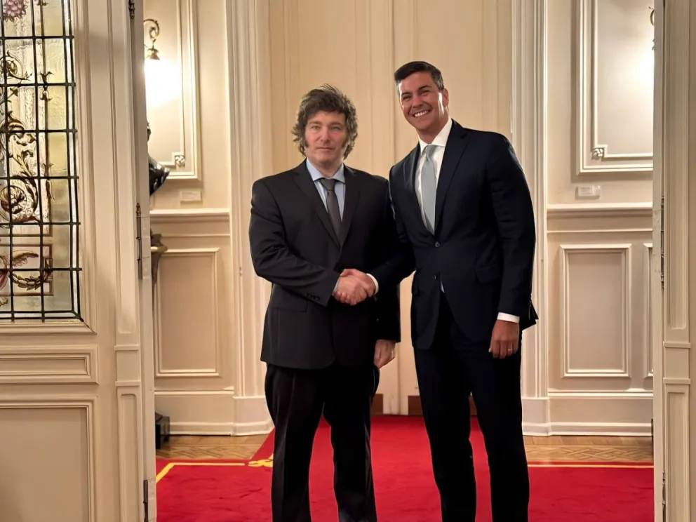 Milei se reunió con el Presidente de Paraguay para dialogar del vínculo bilateral y la agenda regional