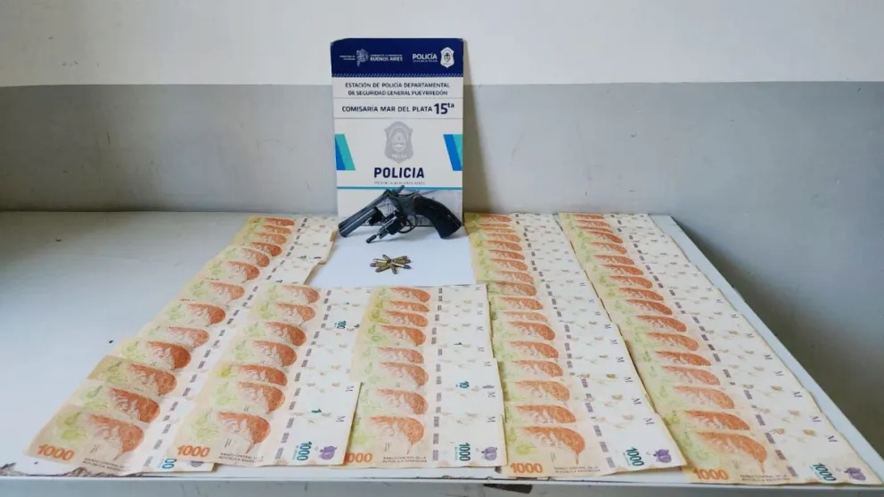 Robó un criquet, lo investigaron y realizaron un allanamiento donde secuestraron dinero y un revólver 