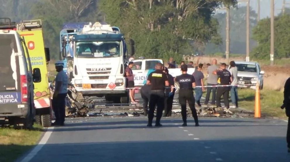 Fallecieron dos personas tras un fatal accidente en ruta 88 a metros de Arenas Verdes