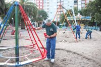 La Municipalidad destacó el trabajo de mantenimiento en plazas de Mar del Plata