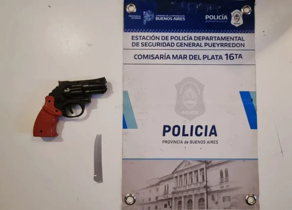 Con un Tramontina y un revolver de juguete una mujer ingresó a una escuela para robar