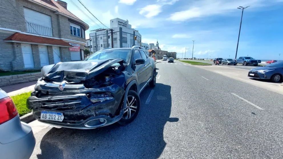 Chocaron en cadena tres camionetas frente al Unzué