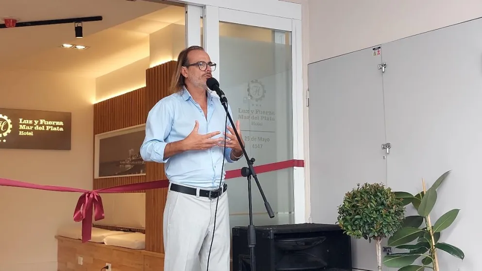 Se inauguró hotel de Luz y Fuerza: "Es una muestra de que el sindicato devuelve en obras"