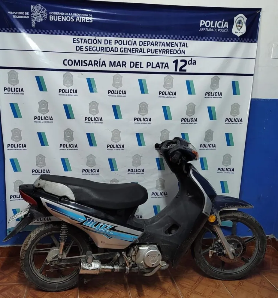 Aprehenden a un sujeto que circulaba en una moto robada 