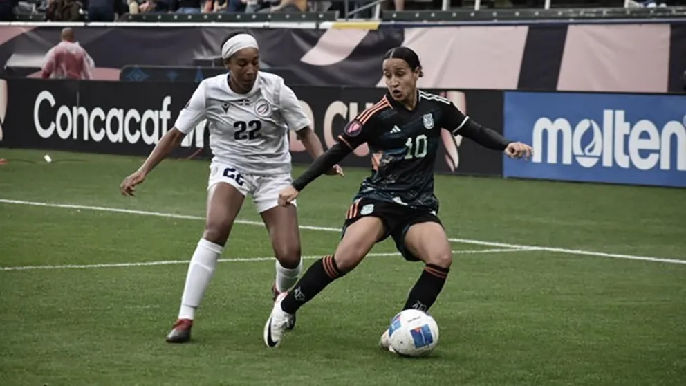 Fútbol femenino: Argentina logró la primera victoria en la Copa de Oro