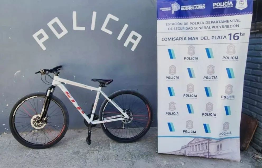Capturaron a un joven de 16 años que le robó la bicicleta a otro de 14