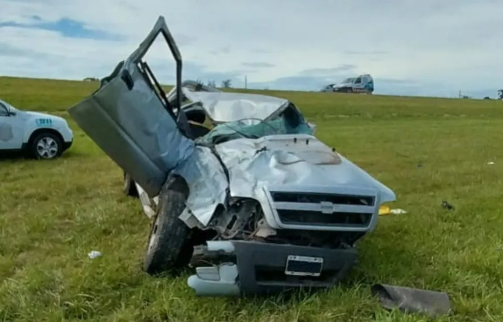 Accidente fatal en Ruta 2 dejó un muerto y una mujer herida