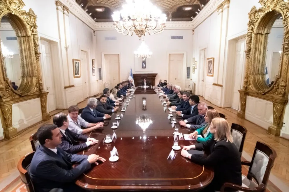 Se realizó la reunión con gobernadores y vicegobernadores por el Pacto de Mayo