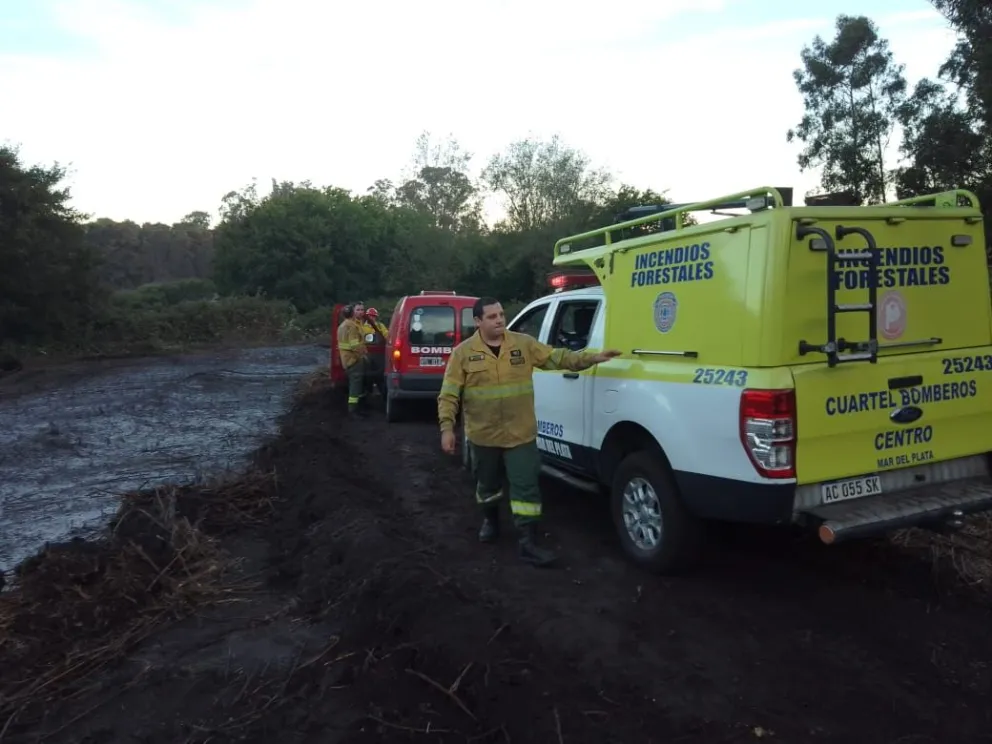 El incendio en Laguna de los Padres afectó 16 hectáreas