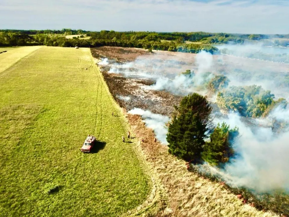 Confirman que fue extinguido el incendio en Sierra de los Padres: "Es obvio que alguien lo prendió"