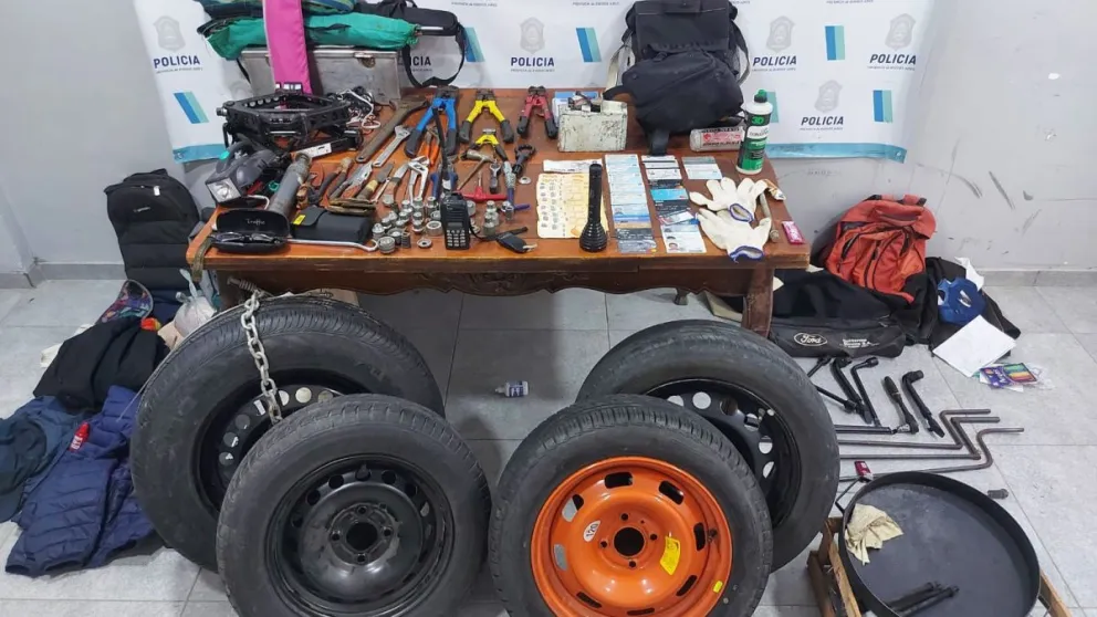 Una recorrida policial permitió esclarecer ocho hechos delictivos