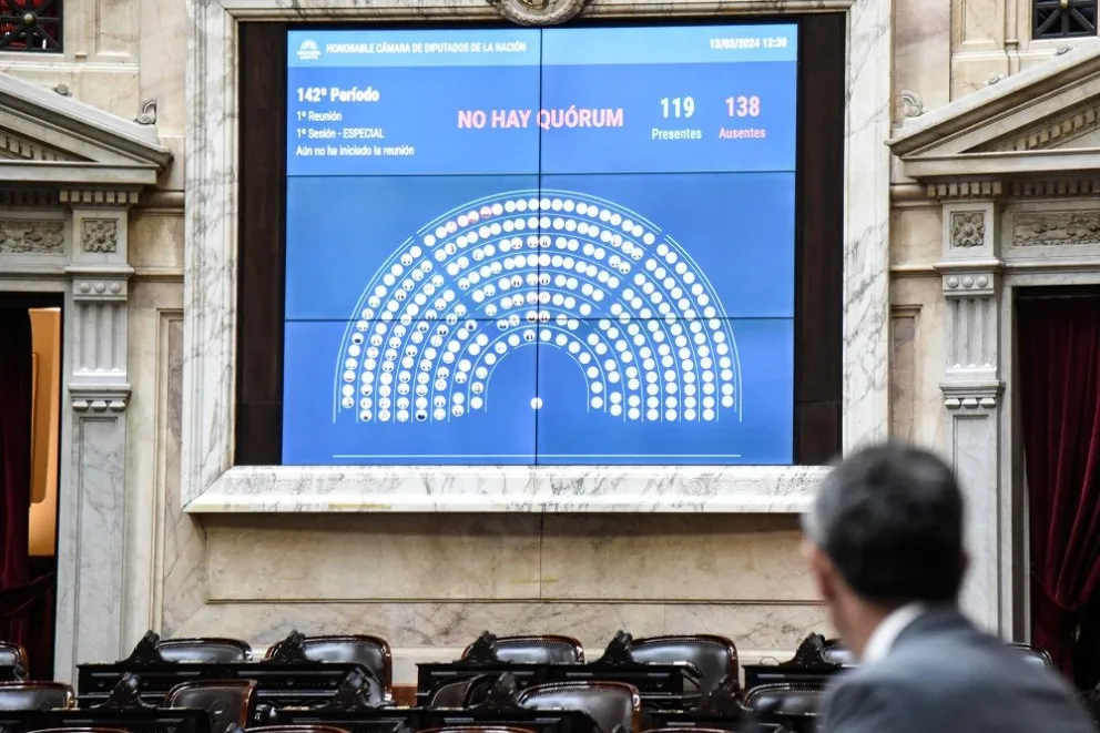 Por falta de quórum se cayó la sesión para tratar la reforma jubilatoria