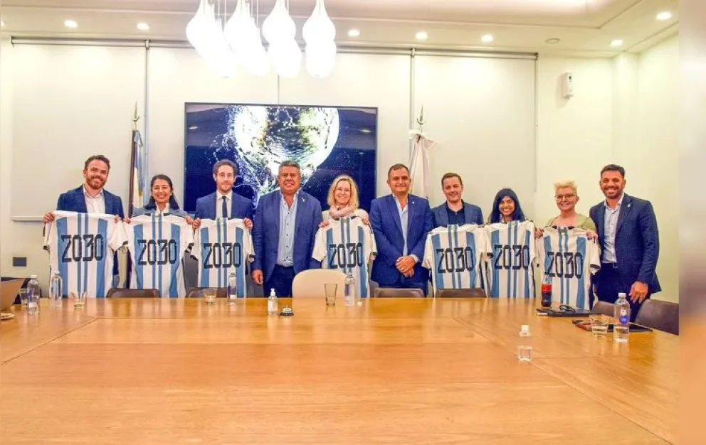 Una comitiva de la FIFA inspeccionó Argentina de cara al Mundial 2030