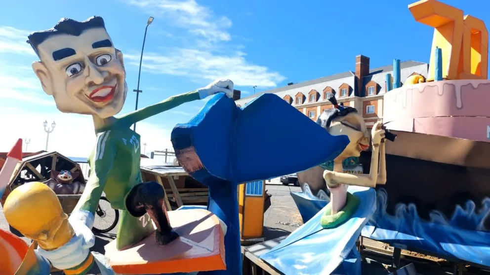 Dibu Martínez, Piazzolla y una lancha amarilla son parte del monumento para una nueva falla valenciana