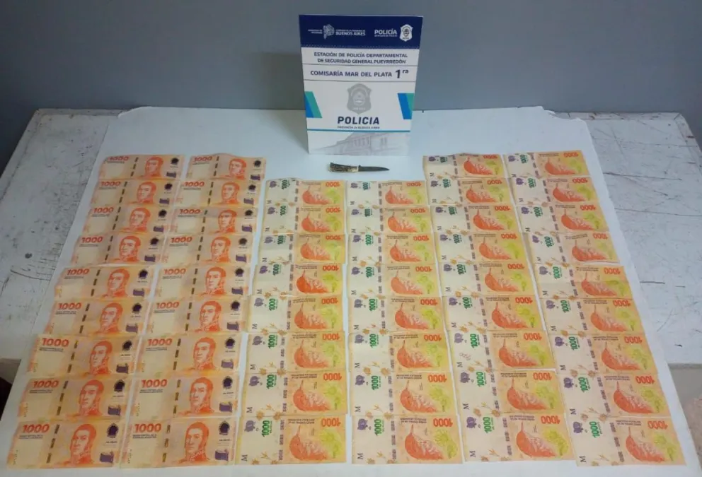 Robó dinero en efectivo y amenazó a la víctima con una navaja 
