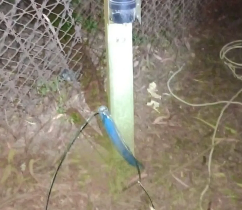 Aprehendido intentando sustraer cableado en Santa Rita