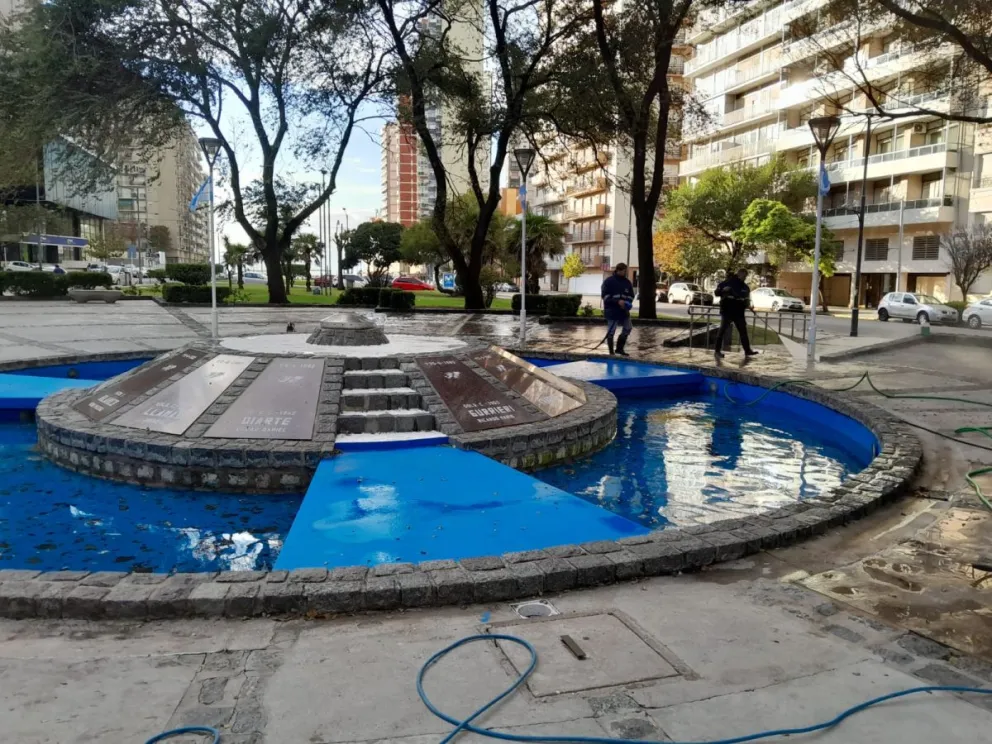 Todo listo en monumento a caídos en combate para vigilia y acto recordatorio de héroes de Malvinas
