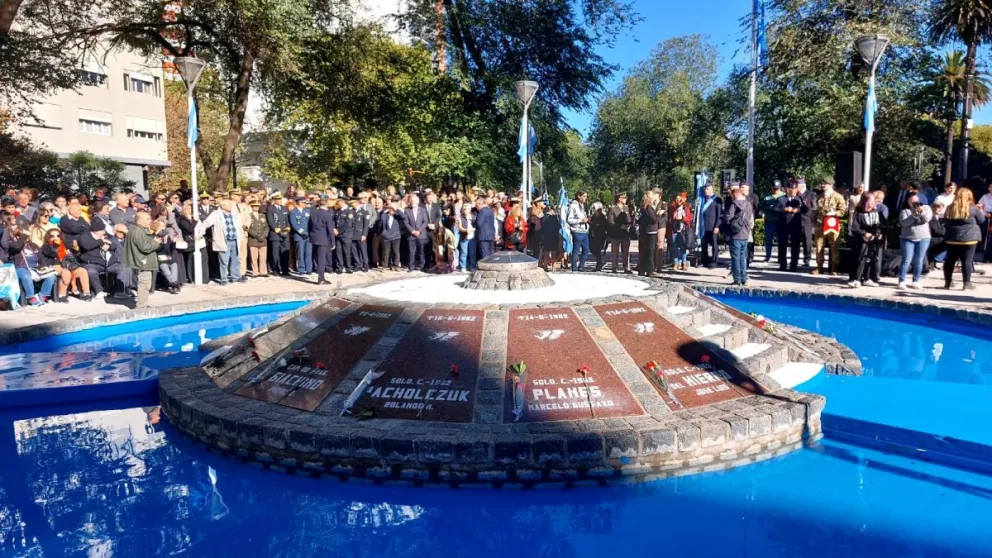 Lambertini: “El sentimiento está más fuerte que nunca porque la posta la toman nuestros hijos y nietos”