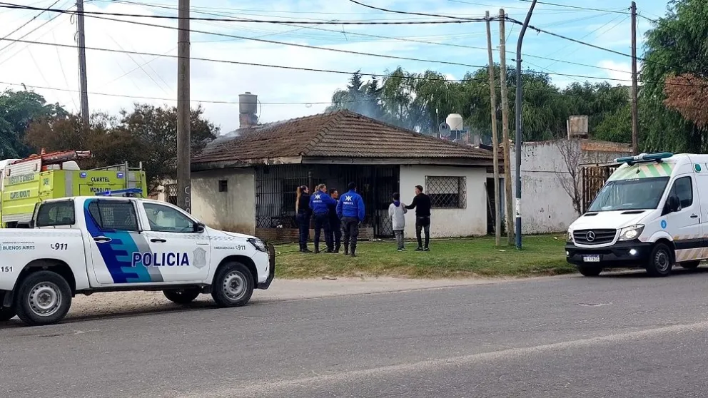 Incendio en vivienda de Mar del Plata genera conmoción en el barrio Las Lilas