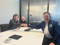 Javier Milei se reunió con Elon Musk en Estados Unidos