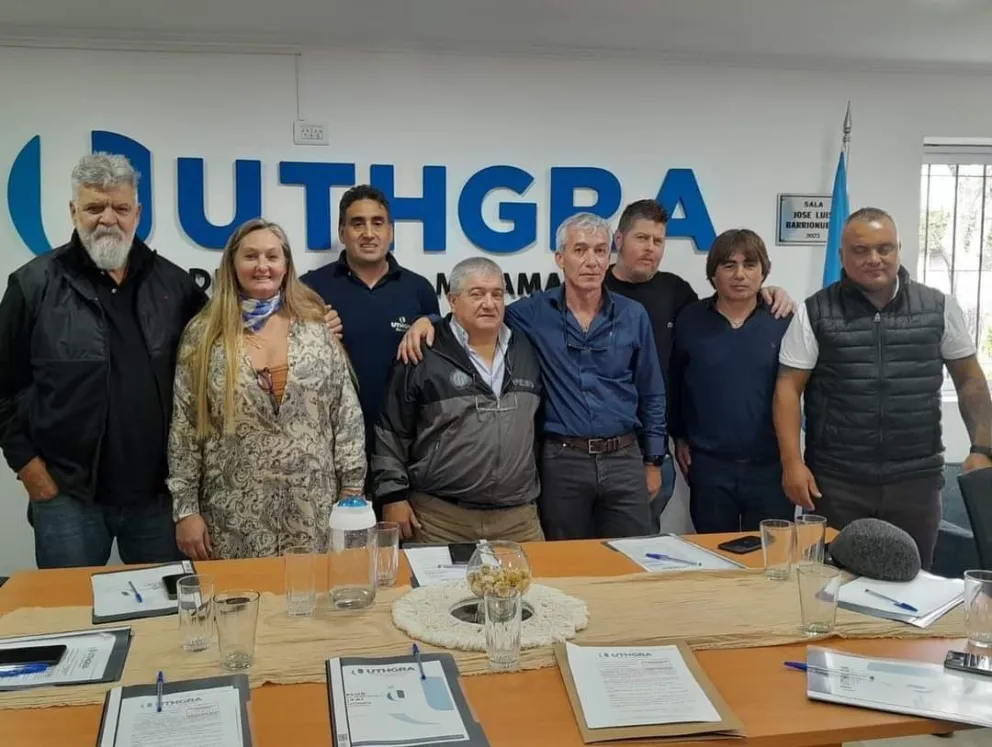 Secretarios generales de UTHGRA se reunieron para delinear un plan de lucha en la Costa Atlántica