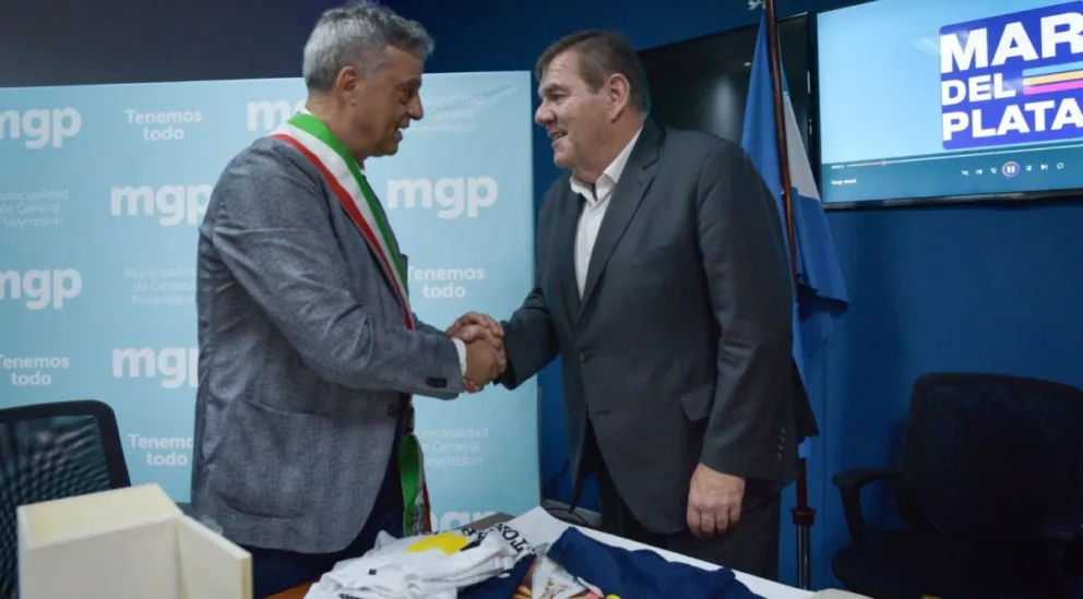 El gobierno local destaca el hermanamiento entre Mar del Plata y la ciudad italiana Tornareccio