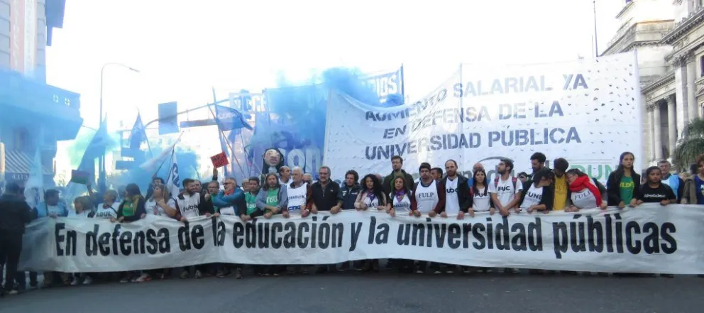 Todo listo para lo que será la marcha de este martes en defensa de la educación pública