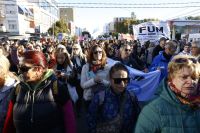 Imágenes de la multitudinaria marcha universitaria en Mar del Plata 