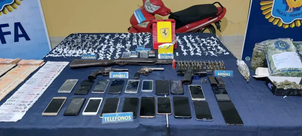 La Policía Federal desarticuló búnker de droga  en Mar del Plata y detuvieron a tres personas