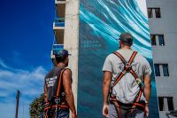 Cómo una idea marplatense se transformó en el mural más lindo del mundo